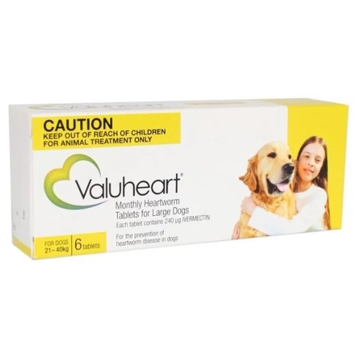 Valuheart Dog 21-40Kg - Gold 6S Large 