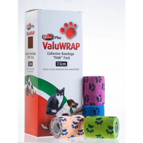 Valuwrap Paw Pack 7.5Cmx4.5M 10S 
