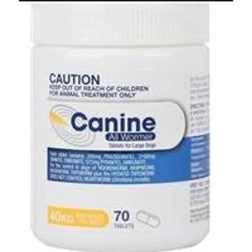 Value Plus Canine All Wormer 40Kg 70S (Yellow) 