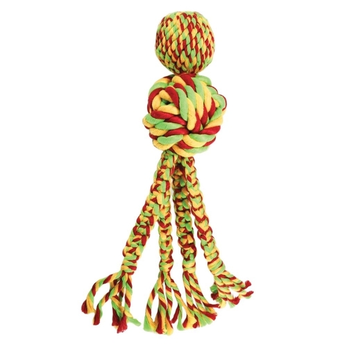 3 x KONG Wubba Weaves With Rope Large