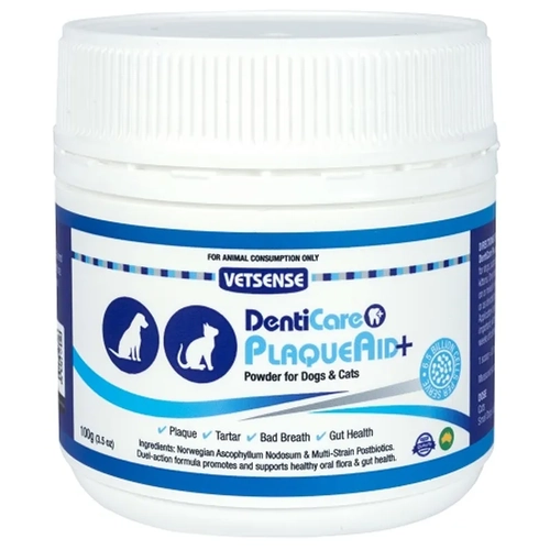 Vetsense Denticare Plaqueaid+ 100G 