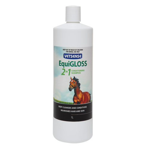 Vetsense Equigloss 2 In 1 1L  