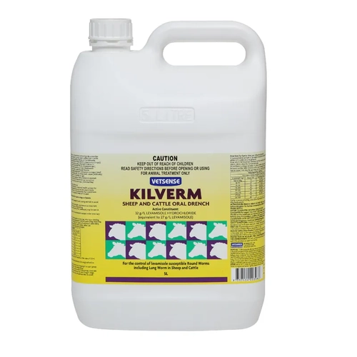 Vetsense Kilverm Sheep & Cattle 5L 