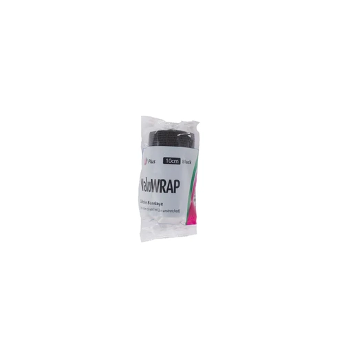 Valuwrap Cohesive Bandage 10Cm Black 