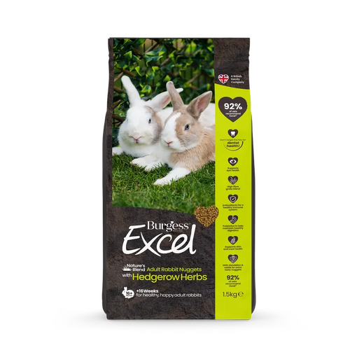 Burgess Excel Adult Rabbit Natures Blend 1.5Kg 