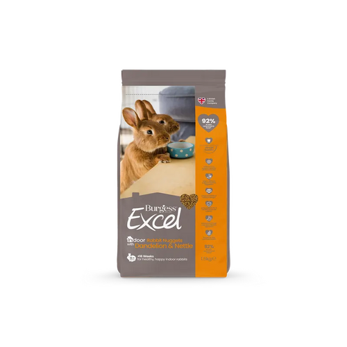 Burgess Excel Indoor Rabbit Nuggets 1.5Kg 