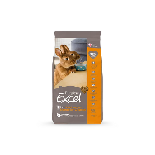 Burgess Excel Indoor Rabbit Nuggets 10Kg 