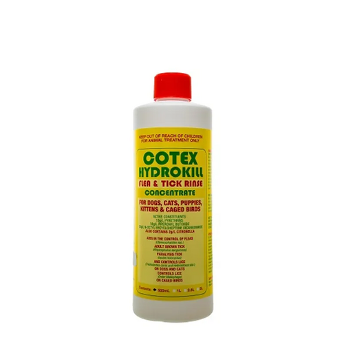 Cotex Hydrokill Flea & Tick Rinse Concentrate 500Ml 