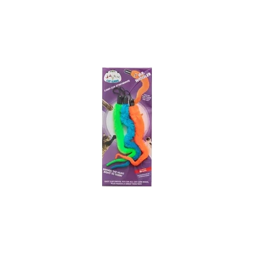 Cat Lures Mr. Wiggles 3 Plush Toys Attach To Action Rod