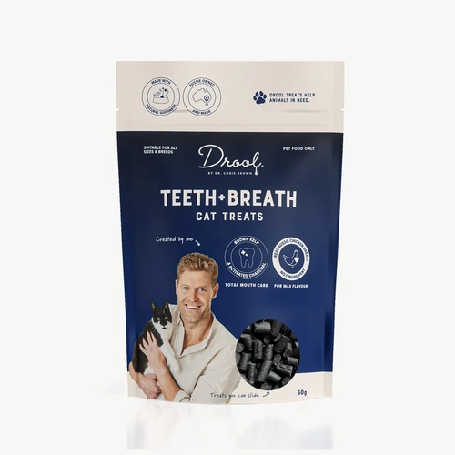 Drool By Dr Chris Brown Teeth And Breath Cat 60G 