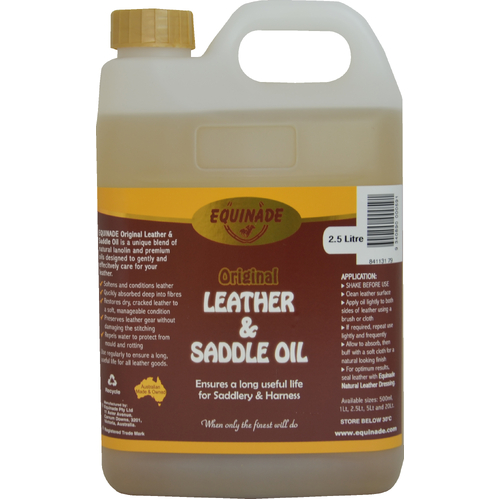 Equinade Leather And Saddle Oil 2.5L 