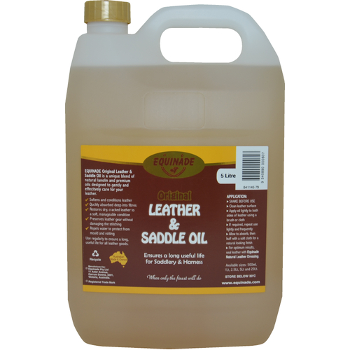 Equinade Leather And Saddle Oil 5L 