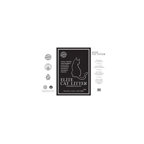 Elite Pelletized Pine Cat Litter 15Kg 