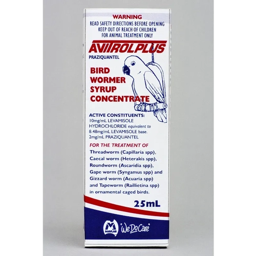 Avitrol Plus Bird Wormer Syrup (S5) 25Ml 