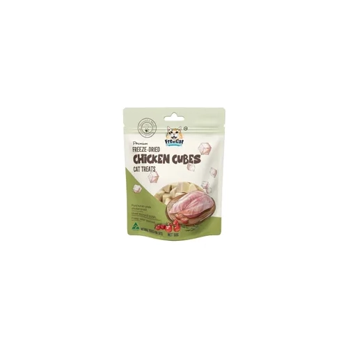 Freecat Freeze Dried Chicken Cubes Cat Treats 50G 