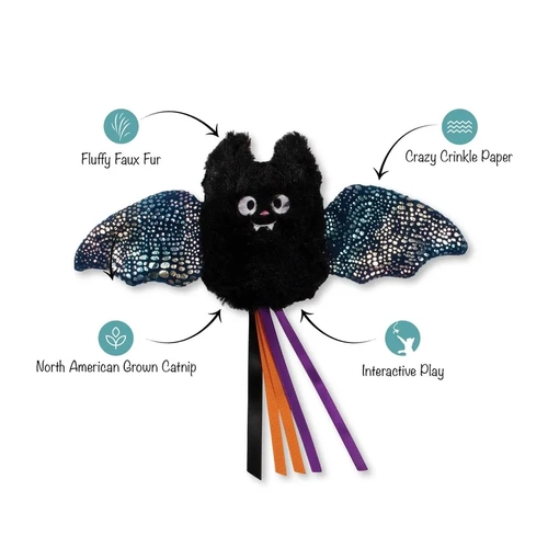 Fringe Studio LetS Wing It Kicker Cat Toy Halloween