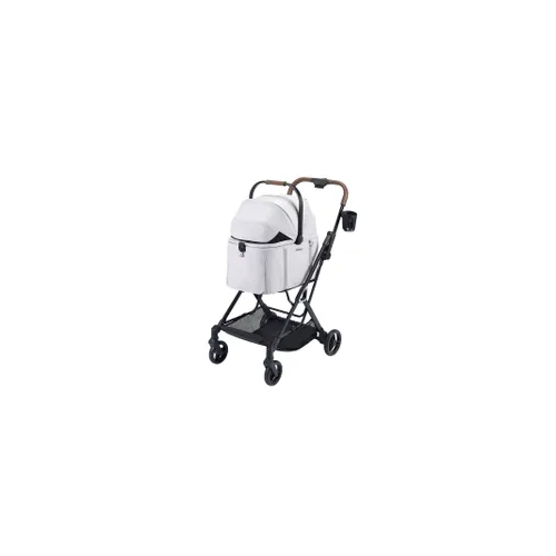 Ibiyaya Tinker Small Detach Pet Stroller Silver Gry 