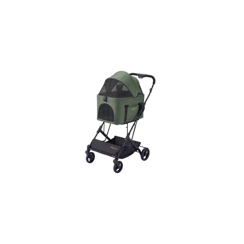 IBIYAYA TRAVOIS TRI-FOLD PET TRAVEL SYSTEM XL BRONZE GREEN