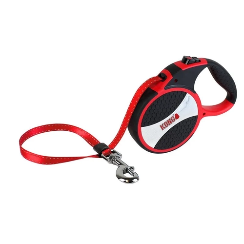 Kong Explore Retractable Leash Red Large 