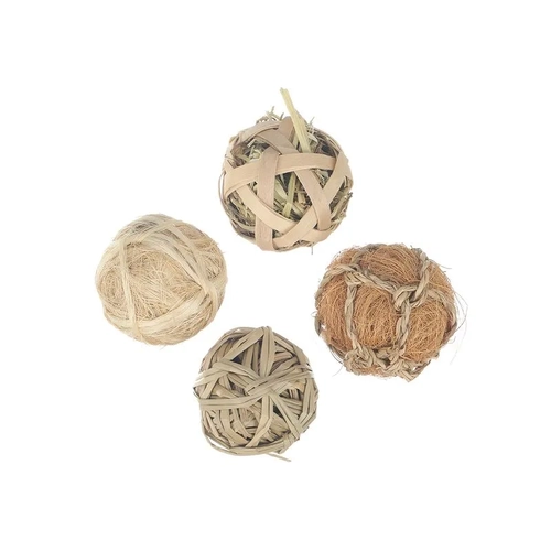 LITTLE CHEEKS NATURAL FUN BALLS 4 PACK