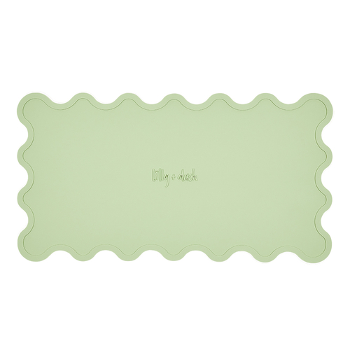 Lilly + Dash Wave Mat Mint  