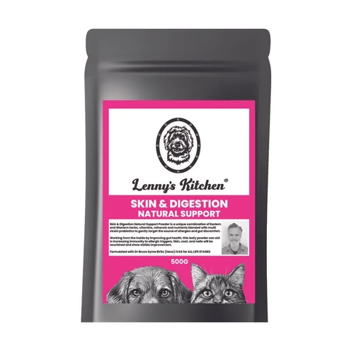 Lennys Kitchen Skin Coat & Digestion Support 500G 