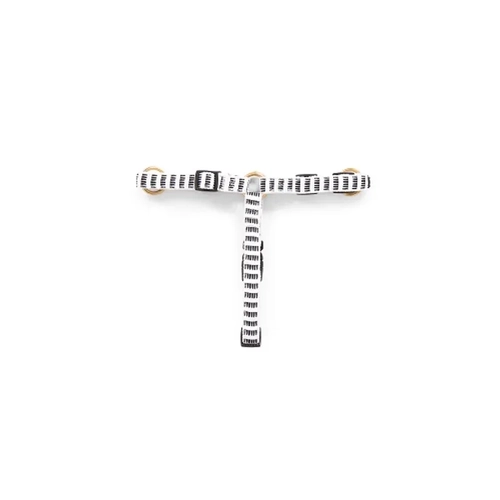 Mog & Bone Hemp No-Pull Harness Blk Whte Mos X-Lg 