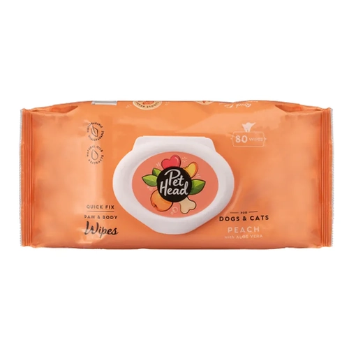 Pet Head Quick Fix Wipes 80Pk  
