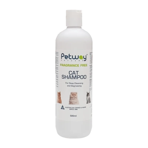 Petway Petcare Fragrance Free Cat Shampoo 500Ml 