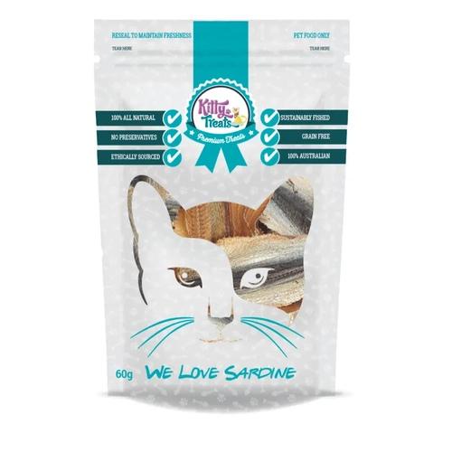 Pooch Treats Kitty Treats Sardines 60G 