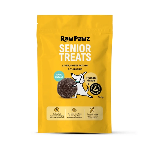 Raw Pawz Hip And Joint Senior Treats 165G 