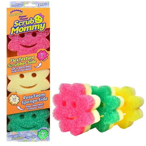 Scrub Mommy Power Flower 3Pk