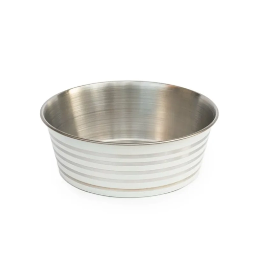 Superior Heavy Base Pet Bowl Matte Beige 17Cm 