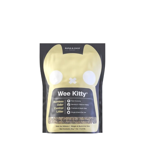 Wee Kitty Bamboo Odor Control Litter 2Kg 