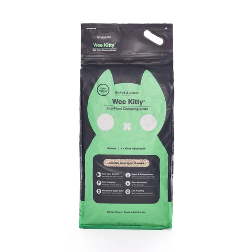 Wee Kitty Eco Plant Natural Clumping Tofu Wheat Litter 2Kg 