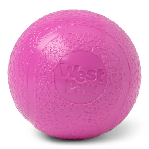 West Paw Echo Boundr Ball Large 8 Cm Hot Pink 