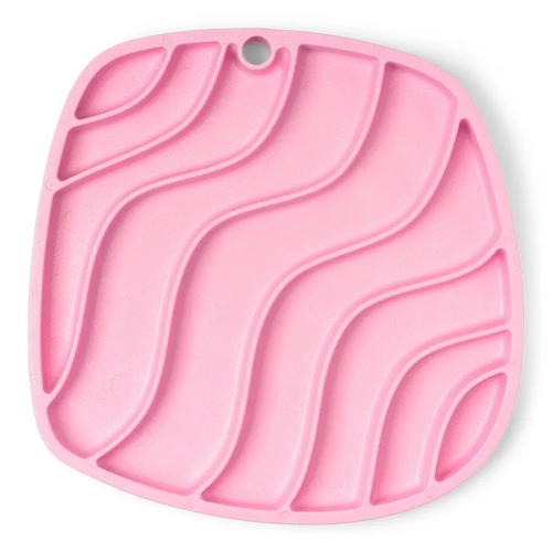 West Paw Feast Mat - Waves - Bubblegum 