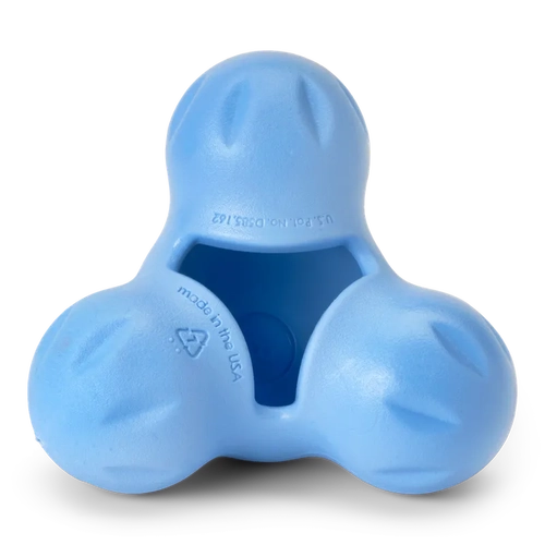 West Paw Tux Tough Puzzle Toy - Small - Periwinkle 