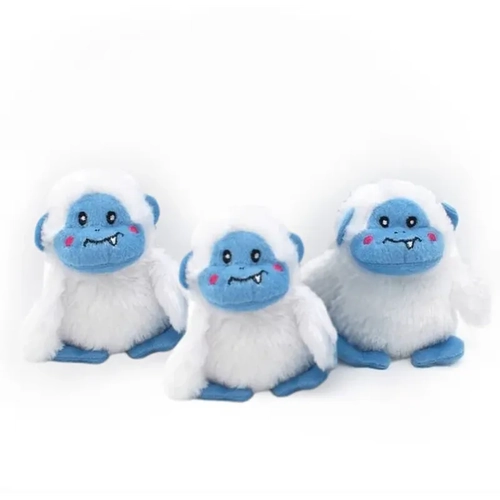Zippypaws Holiday Miniz 3-Pack - Yetis 