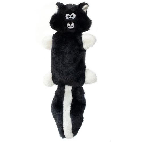 Zippy Paws Stuffing Free Squeaker Dog Toy - Zingy Skunk