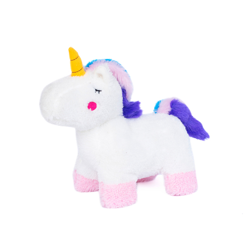 Zippy Paws Snugglerz Plush Squeaker Dog Toy - Charlotte the Unicorn